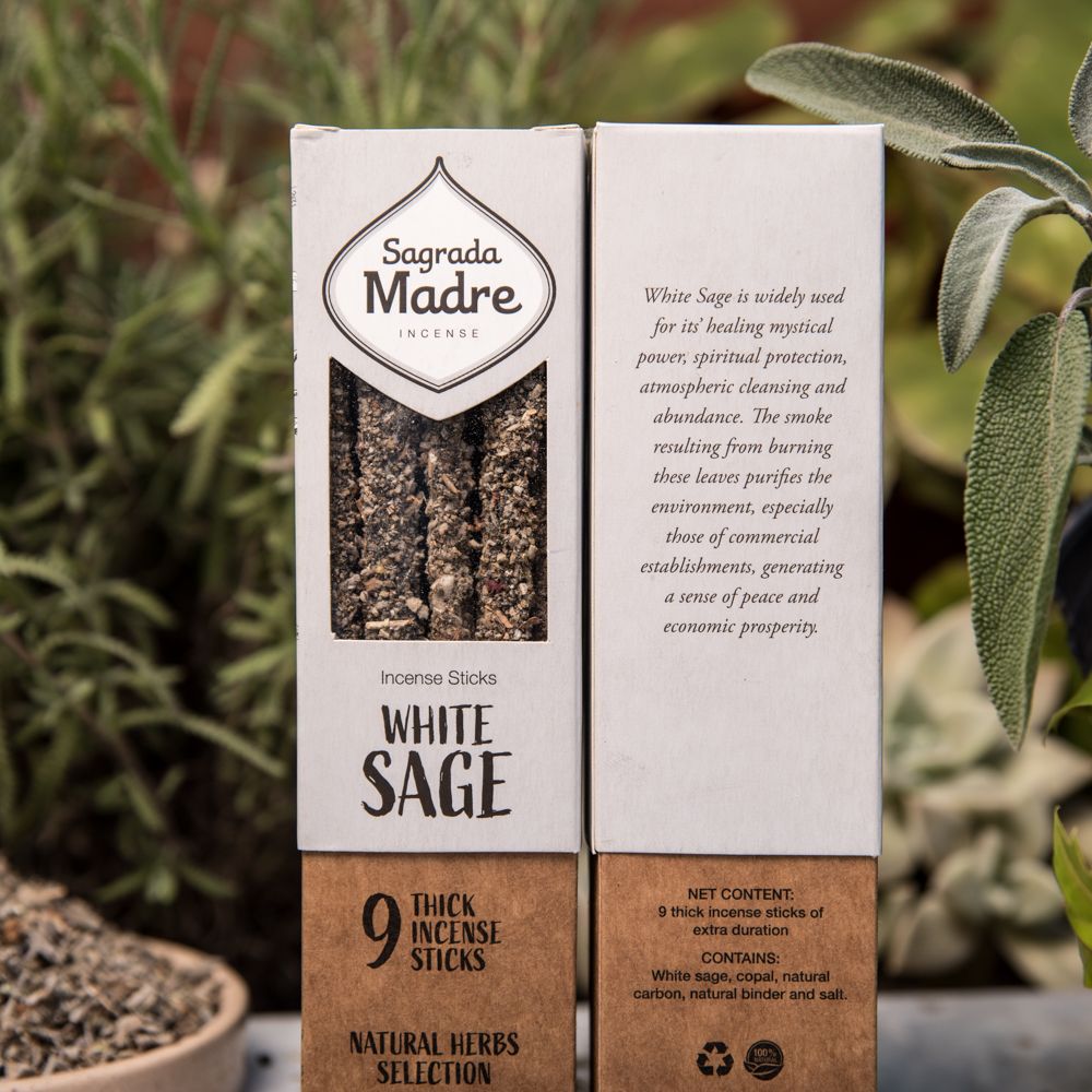 Sagrada Madre Herb Incense WHITE SAGE