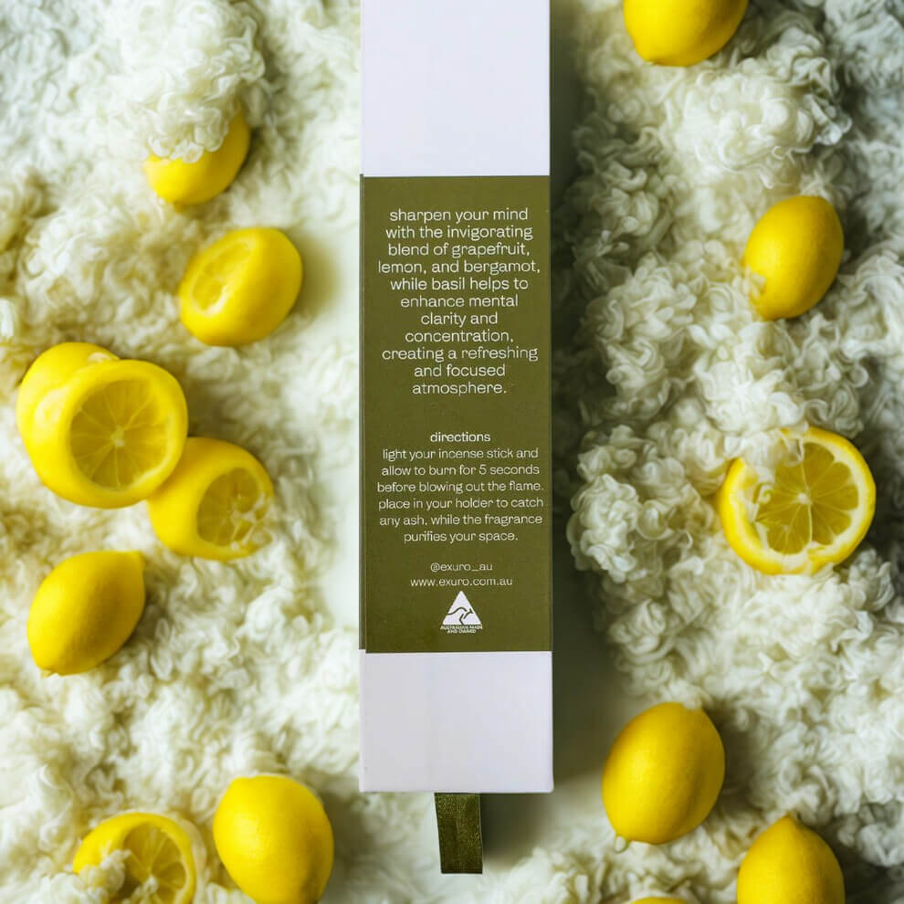 Exuro Australian Made Incense FOCUS