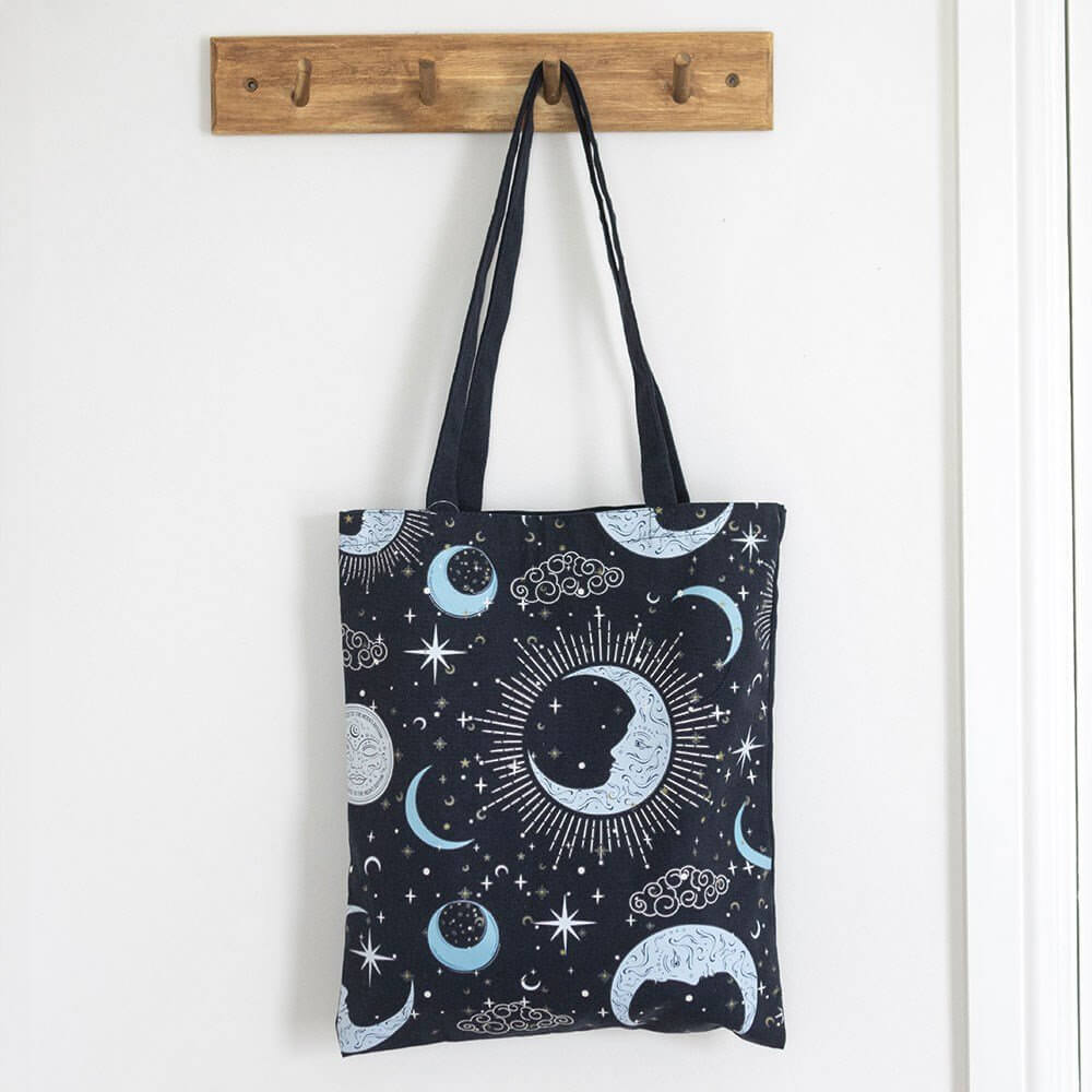 Blue Moon Polycotton Tote Bag
