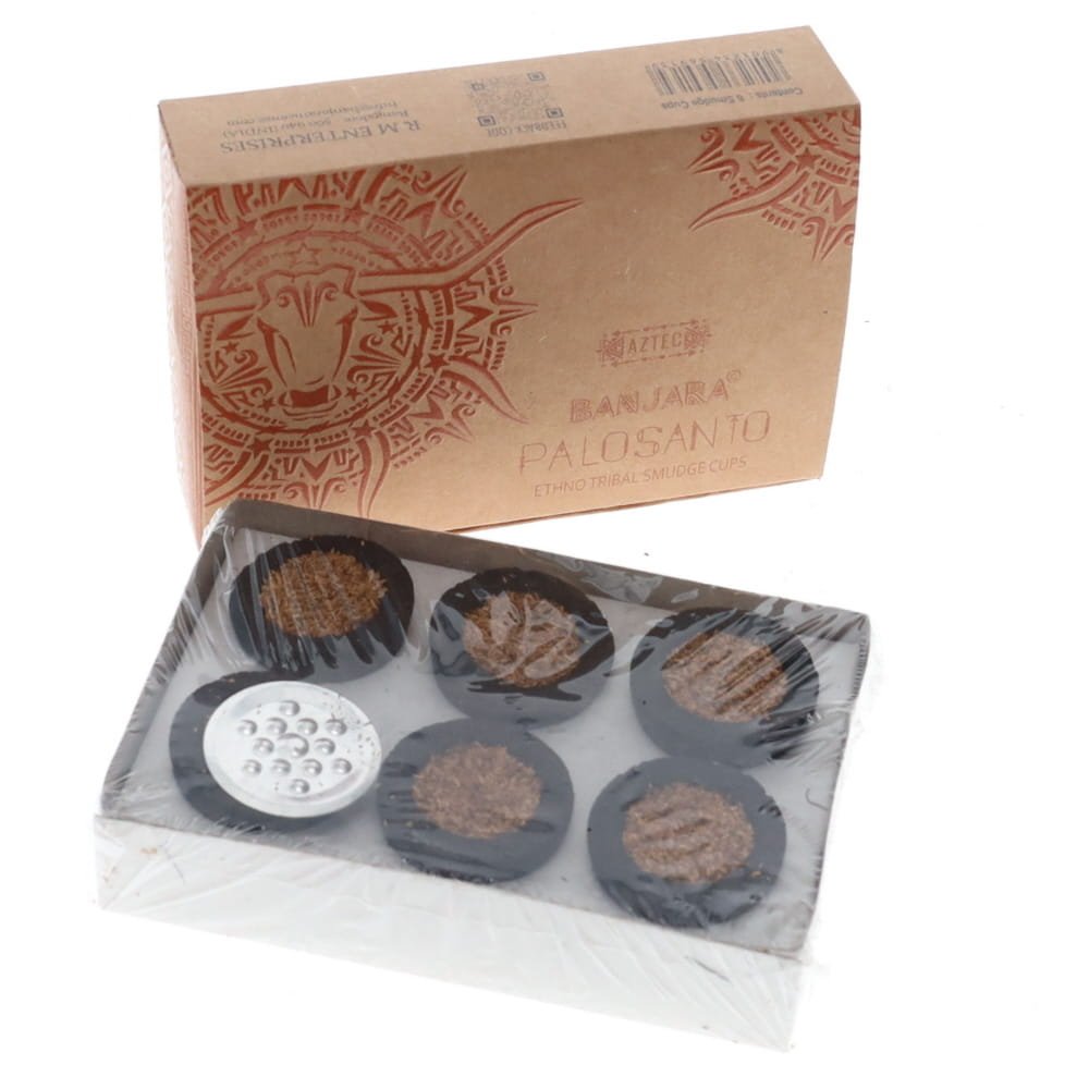 Banjara Resin Smudge Cups PALO SANTO