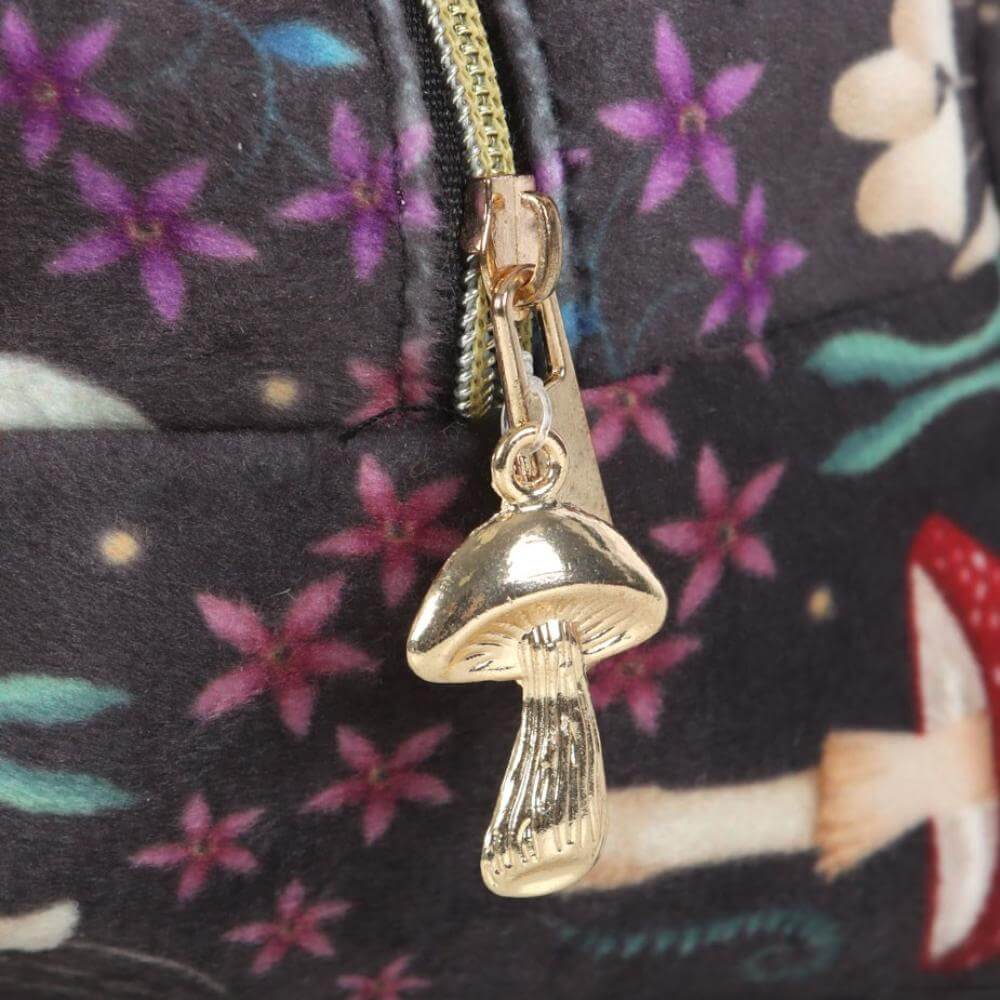 Dark Forest Print Polyester Makeup Bag