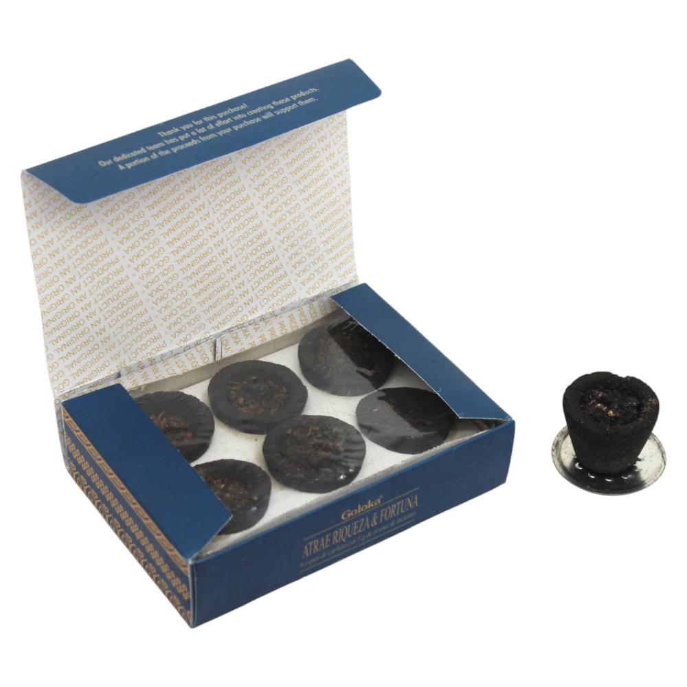 Goloka Resin Smudge Cups ATTRACTS RICHES & FORTUNE