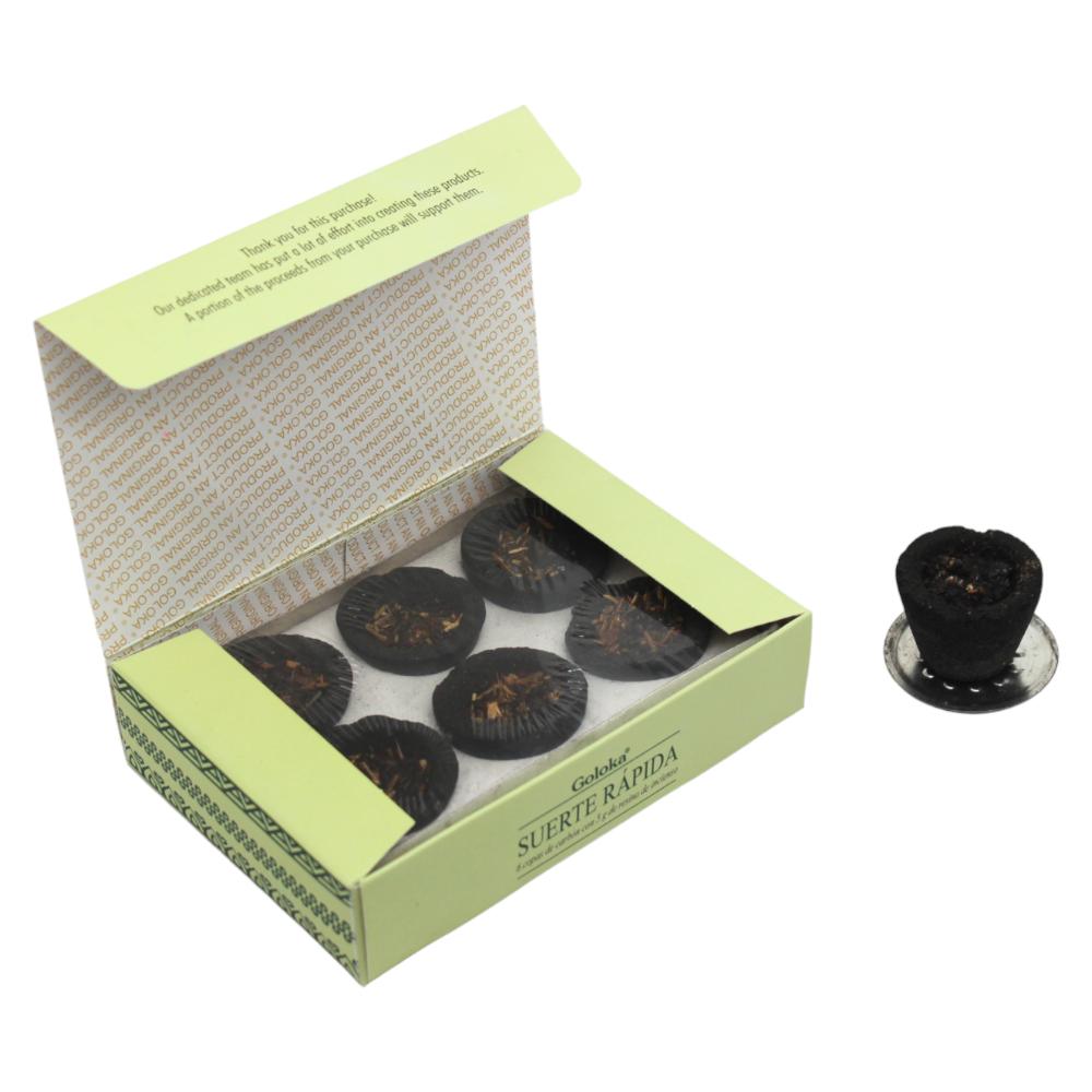 Goloka Resin Smudge Cups FAST LUCK