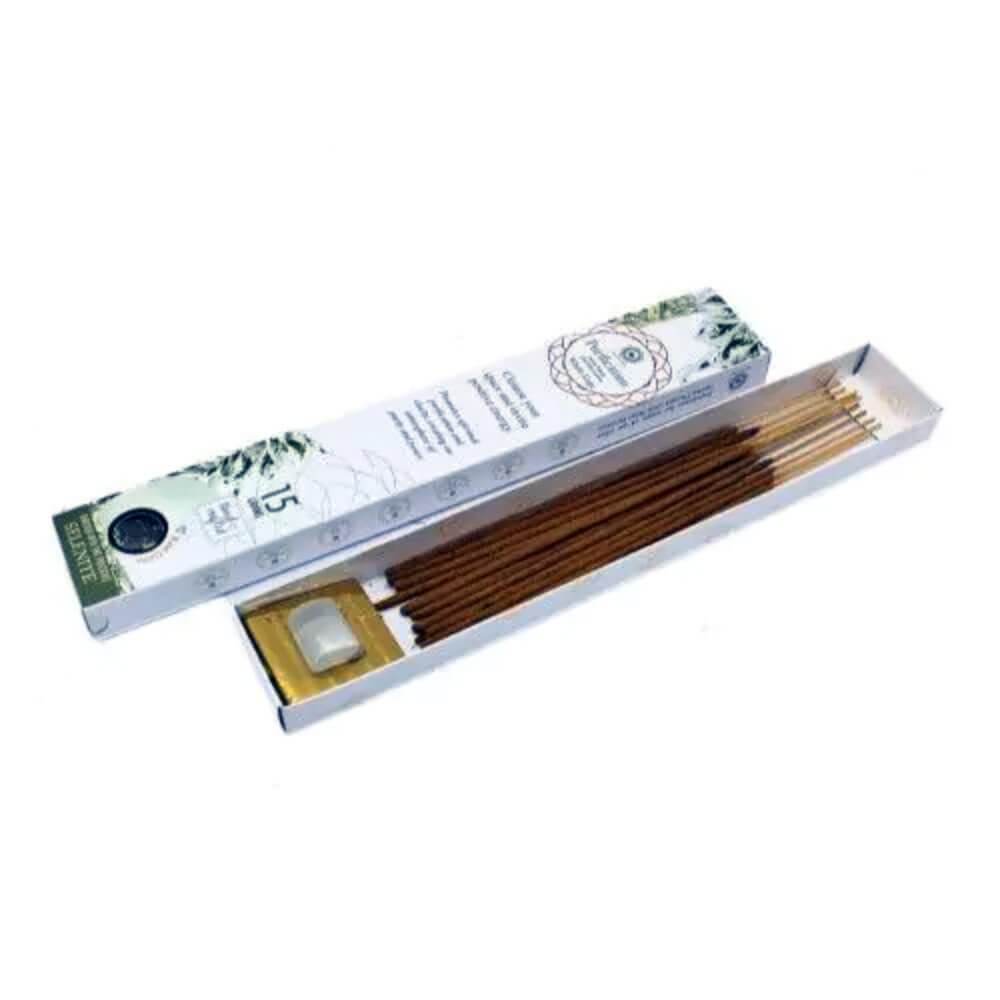 Green Tree Gemstone PURIFICATION Incense WHITE SAGE & SELENITE