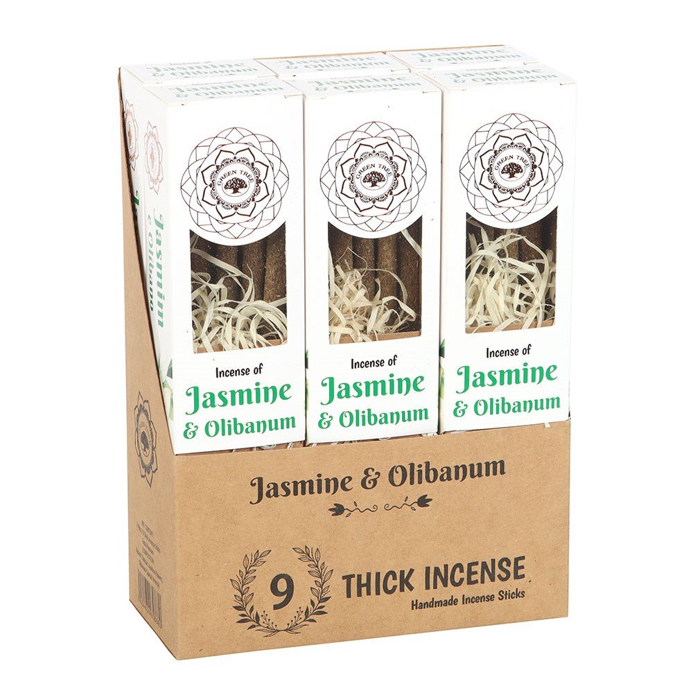 Green Tree JASMINE & OLIBANUM Botanical Incense