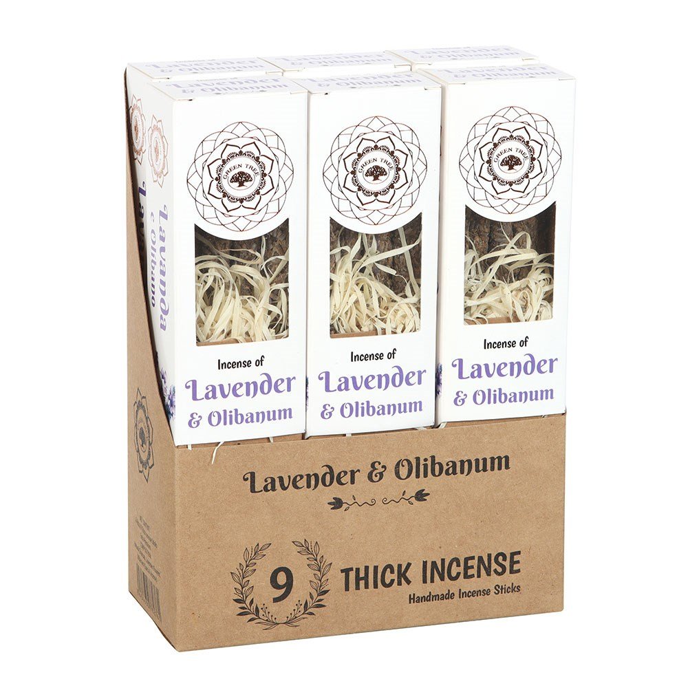 Green Tree LAVENDER & OLIBANUM Botanical Incense