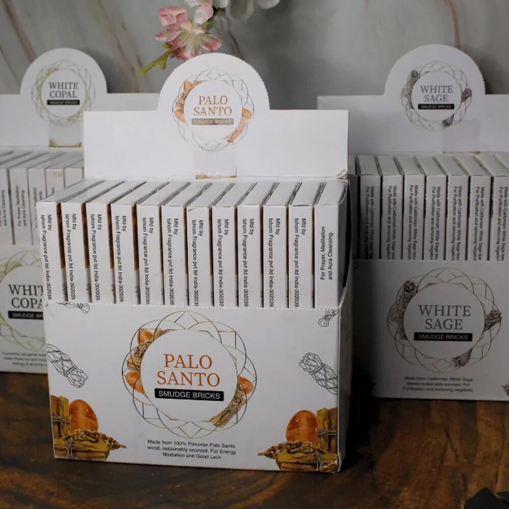 Green Tree PALO SANTO Smudge Bricks Incense