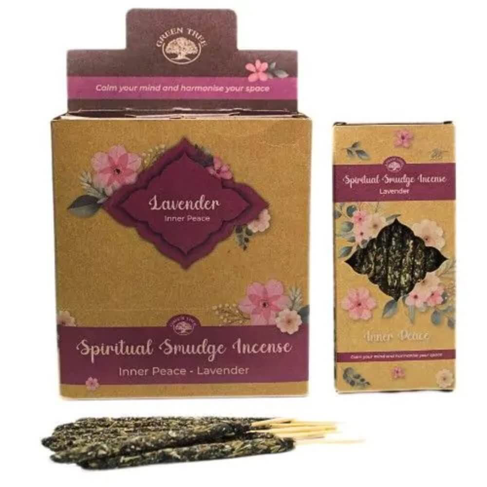 Green Tree Smudge INNER PEACE Incense LAVENDER