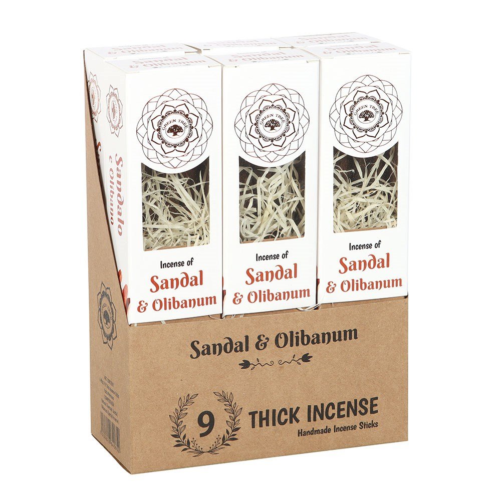 Green Tree SANDAL & OLIBANUM Botanical Incense