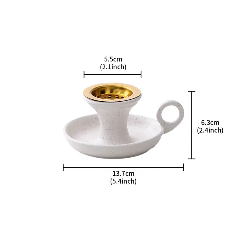 Cup shaped Ceramic Incense Holder