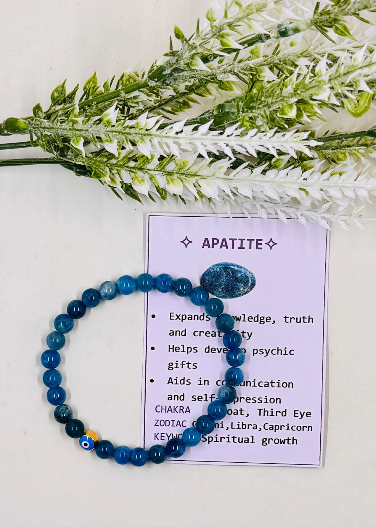 Apatite Healing Bracelet - Spiritual Growth