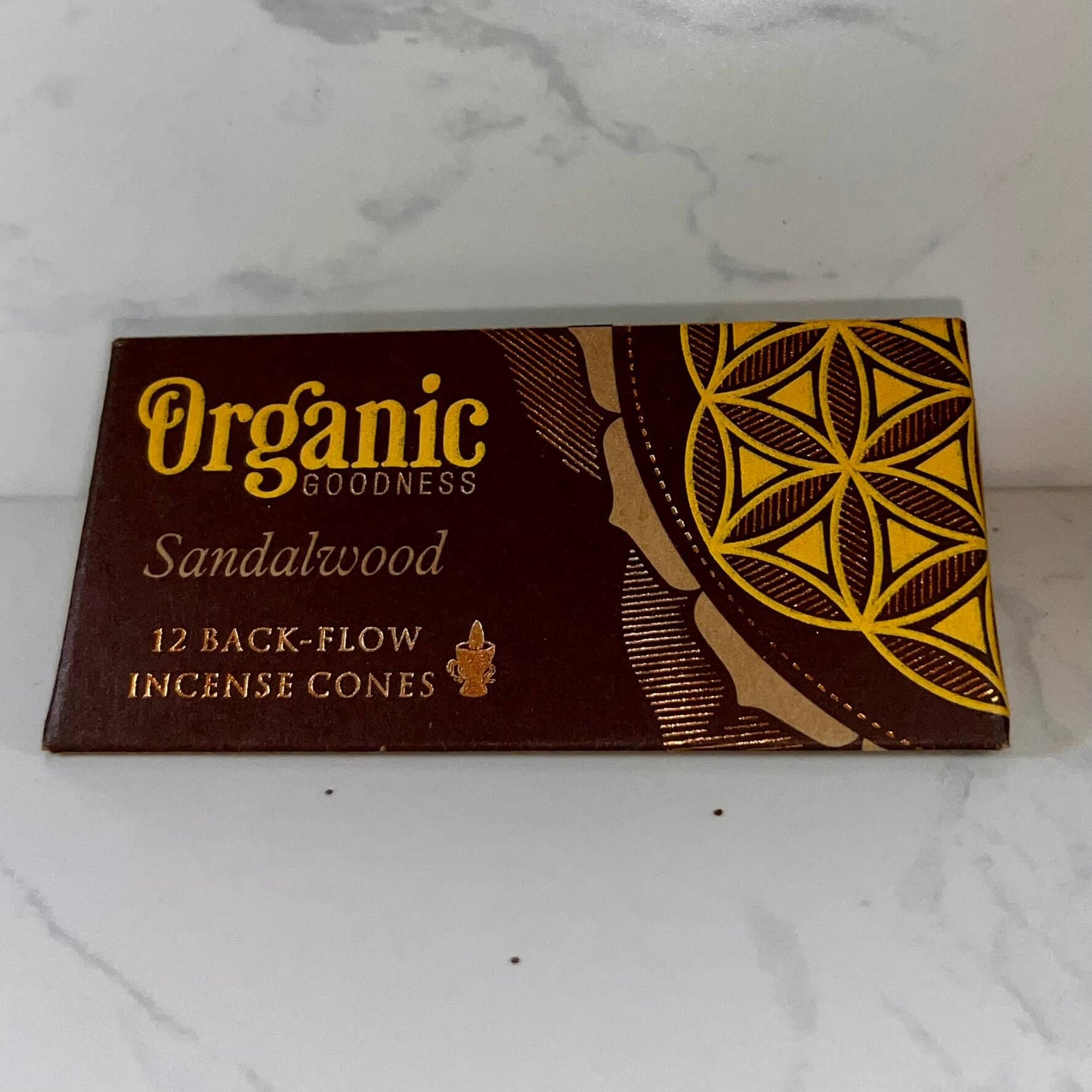 Organic Goodness Backflow Cones SANDALWOOD