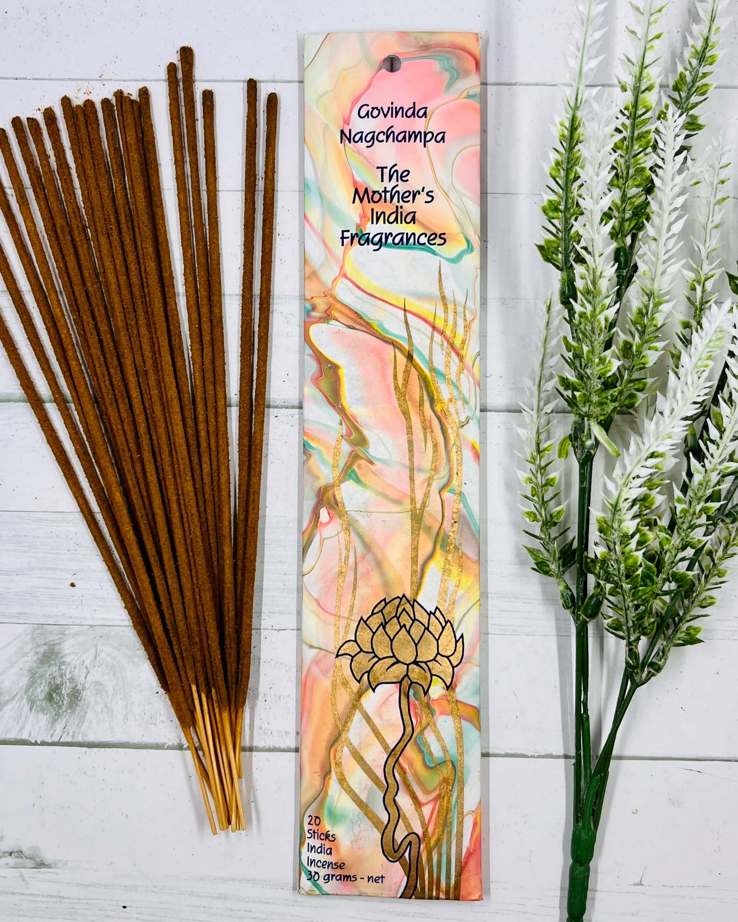 Mother's India Govinda Nag Champa incense