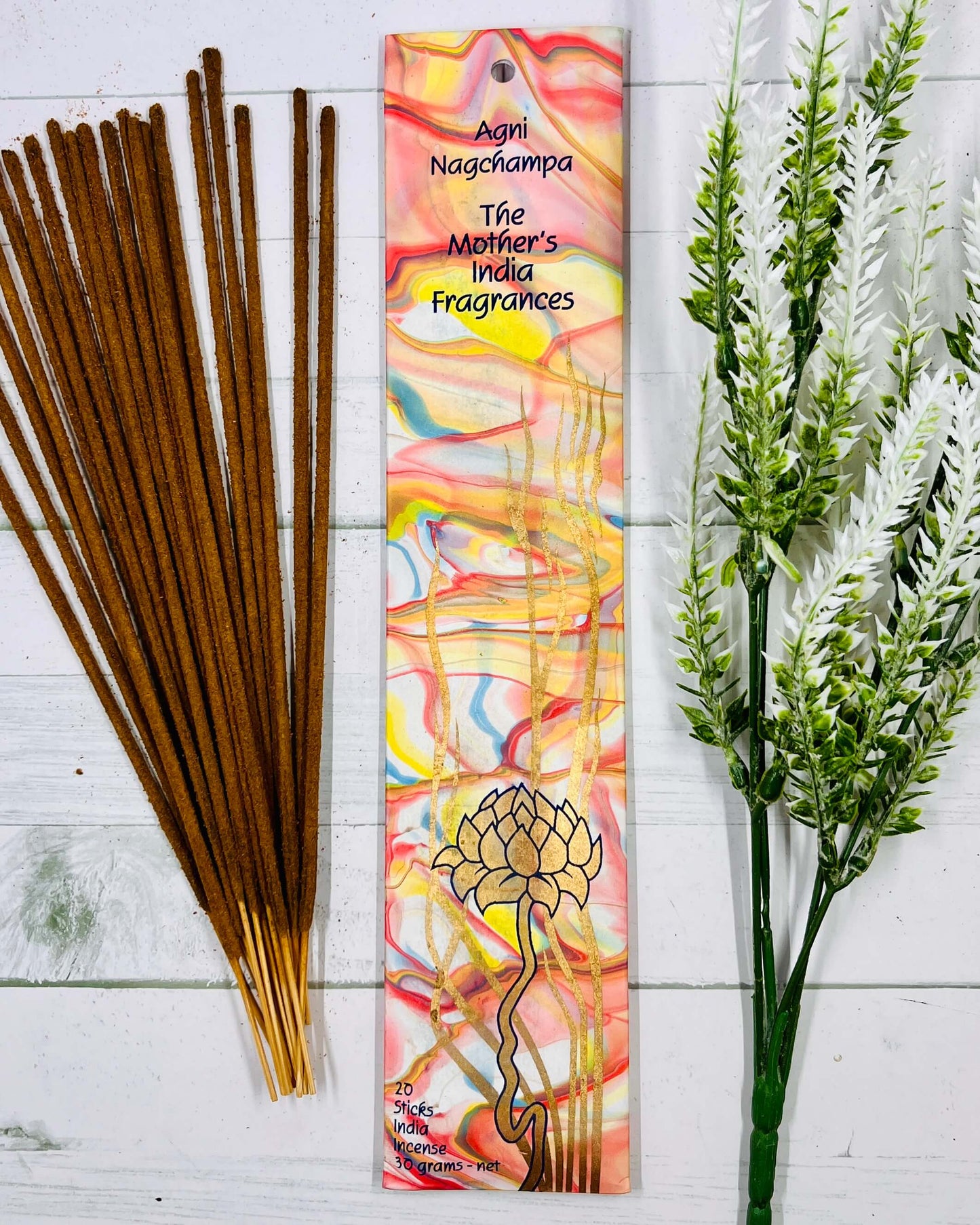Mother's India Agni Nag Champa incense