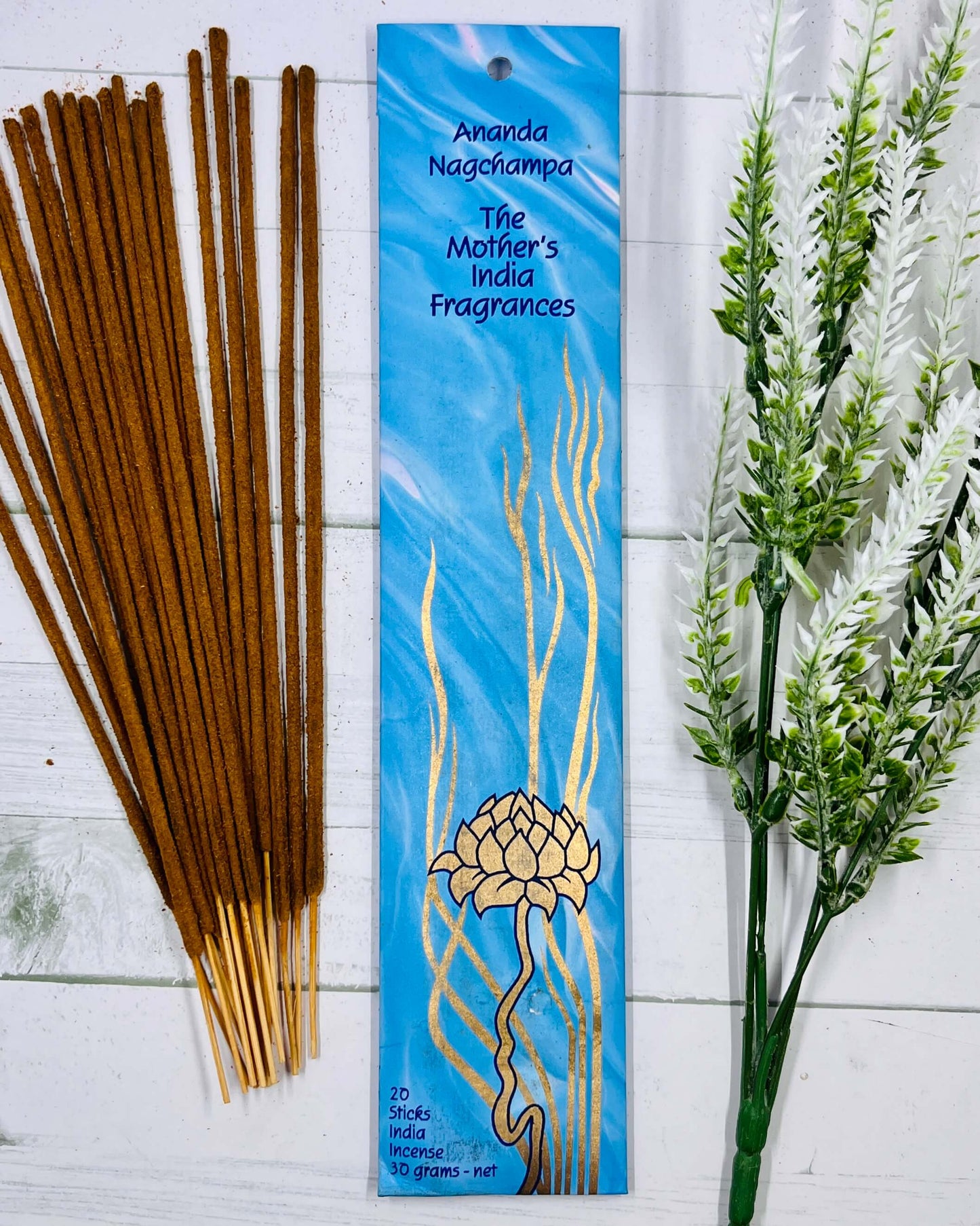Mother's India Ananda Nag Champa incense