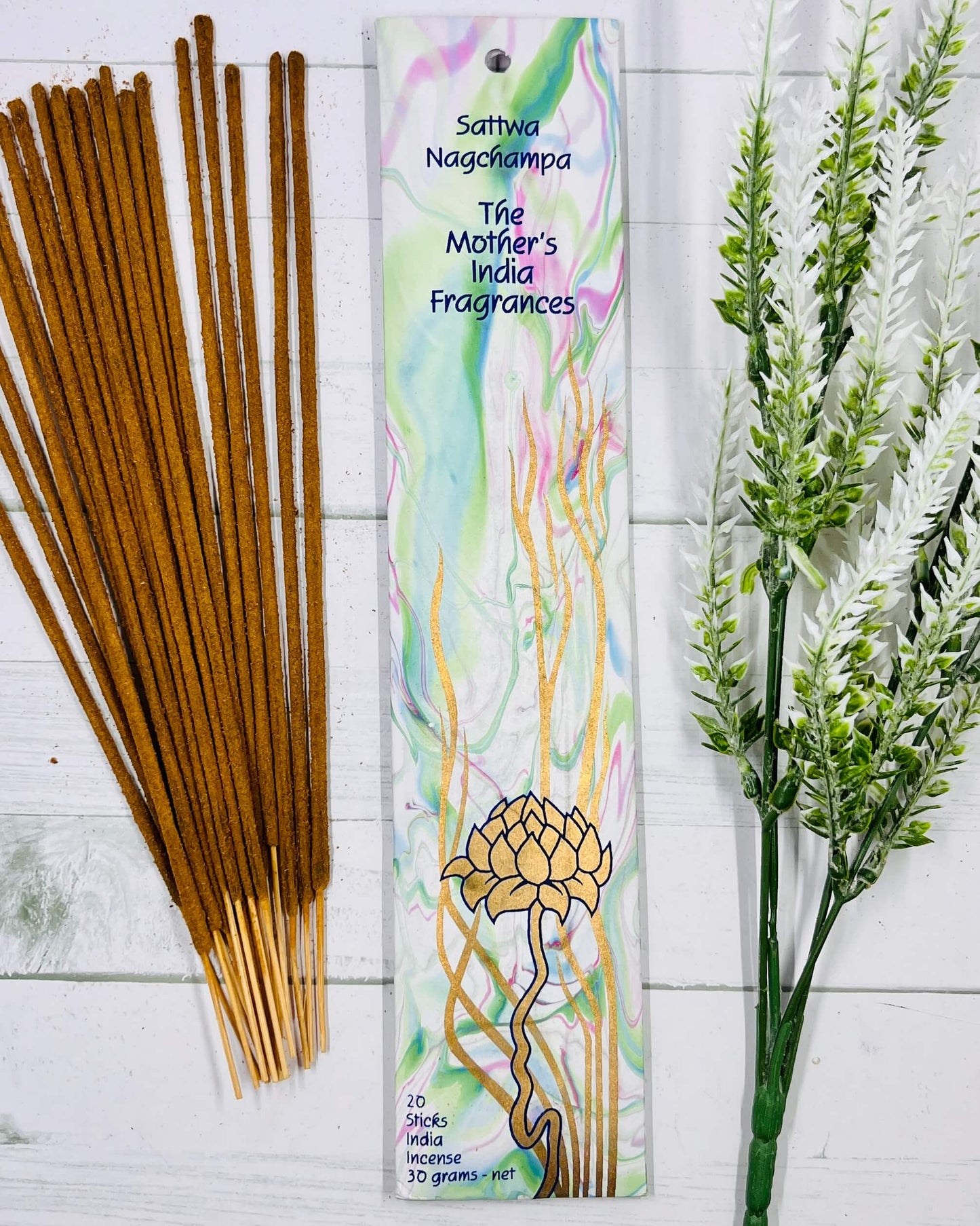 Mother's India Sattwa Nag Champa incense