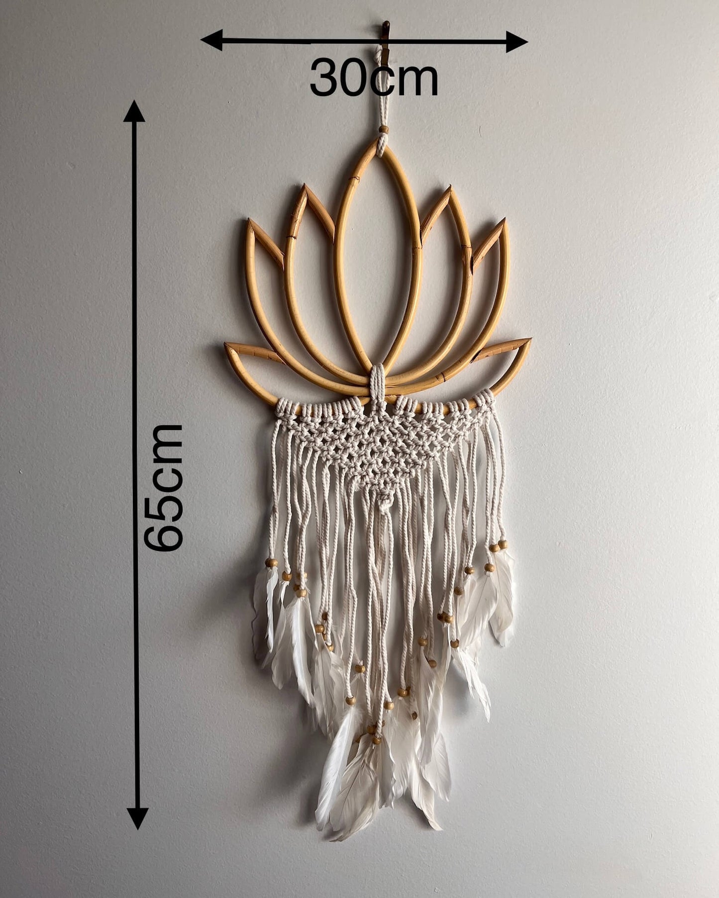 Macramé Lotus Wall Hanging Boho