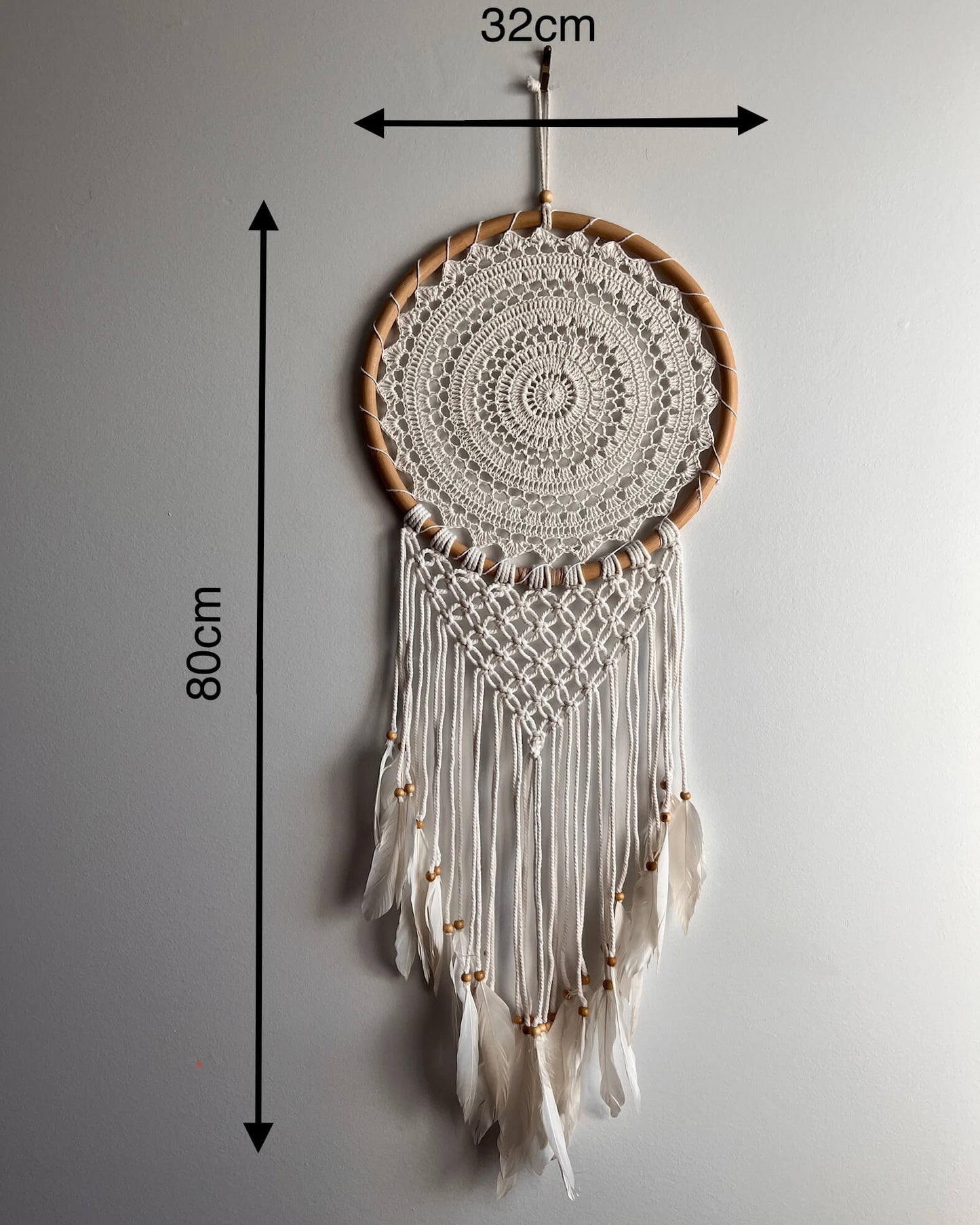 Macramé Dream Catcher Wall Hanging Boho