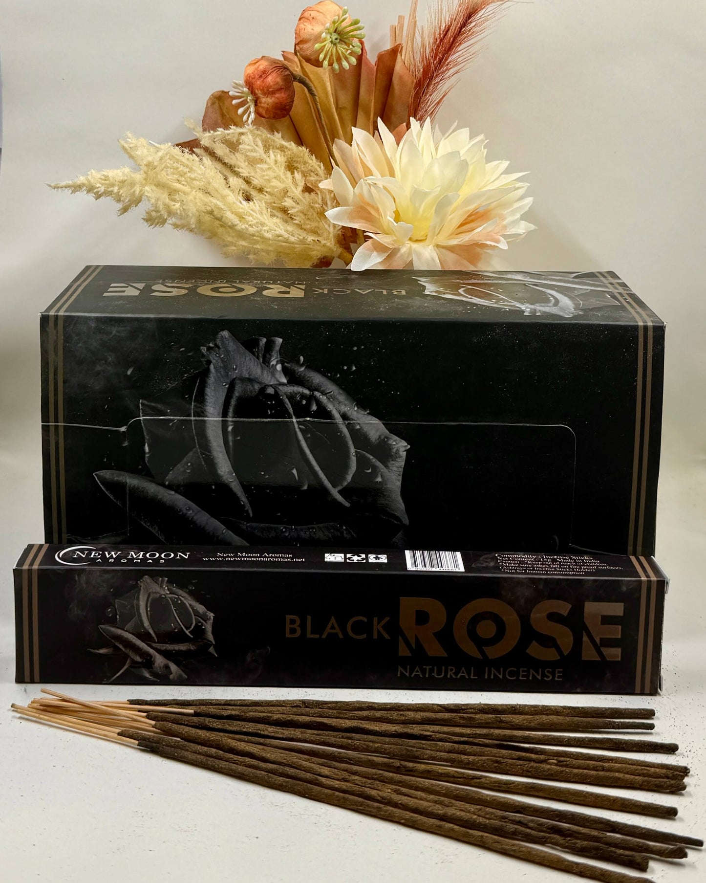 NEW MOON Black Rose Incense 15g