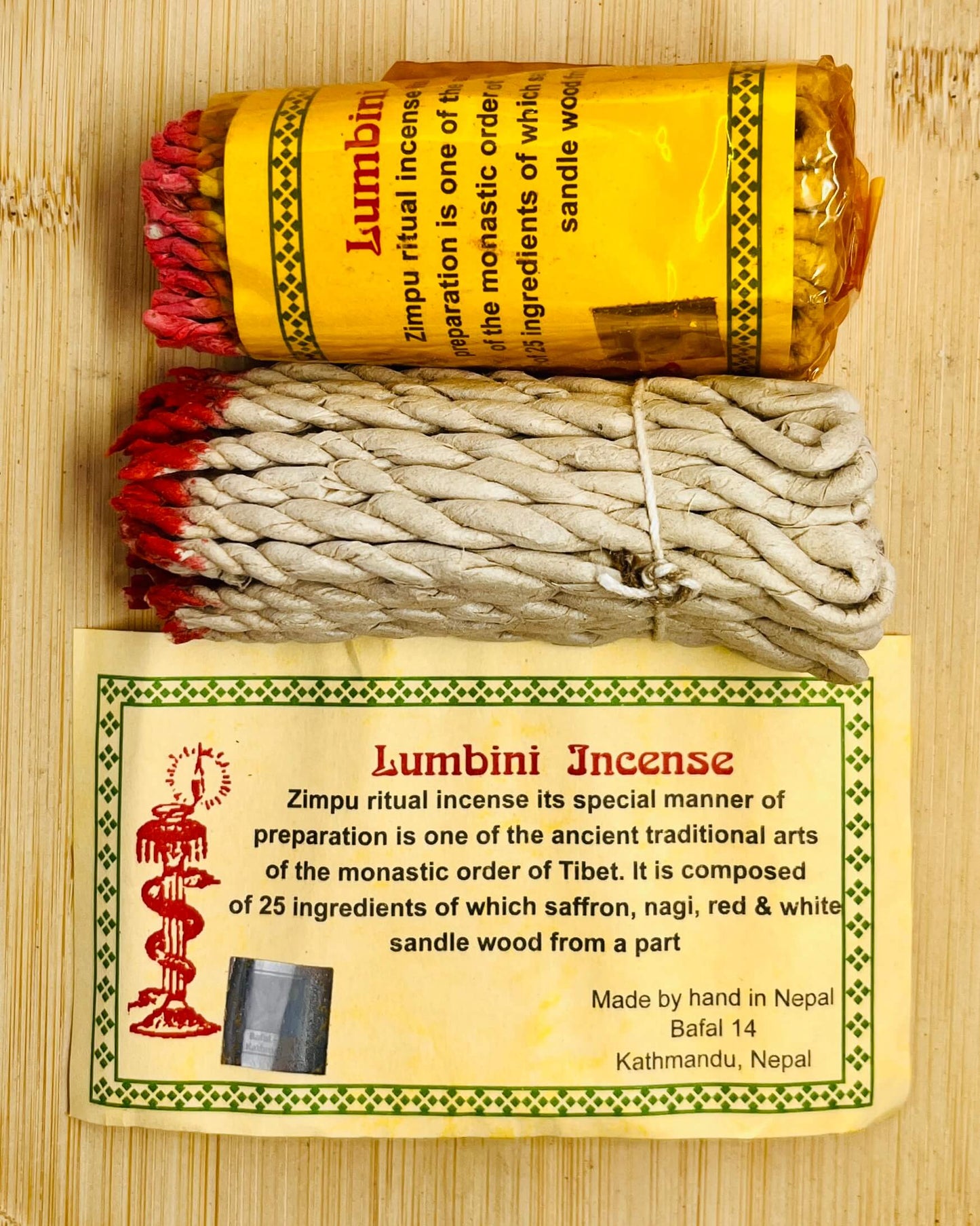 Tibetan Incense LUMBINI ROPE