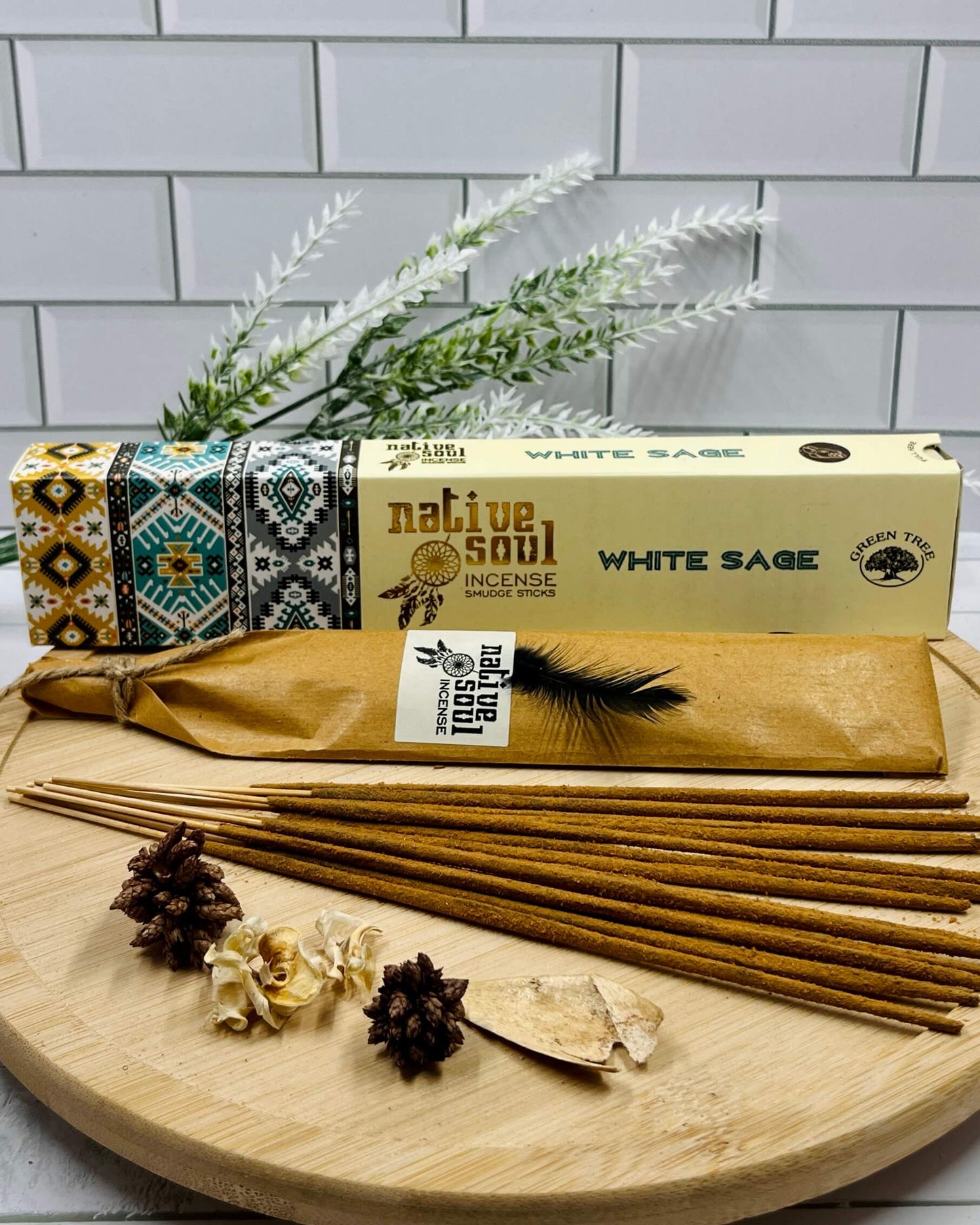Native Soul Incense Smudge Sticks WHITE SAGE