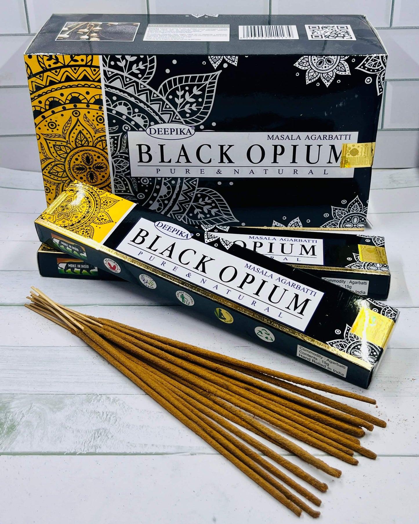 Deepika Black Opium incense