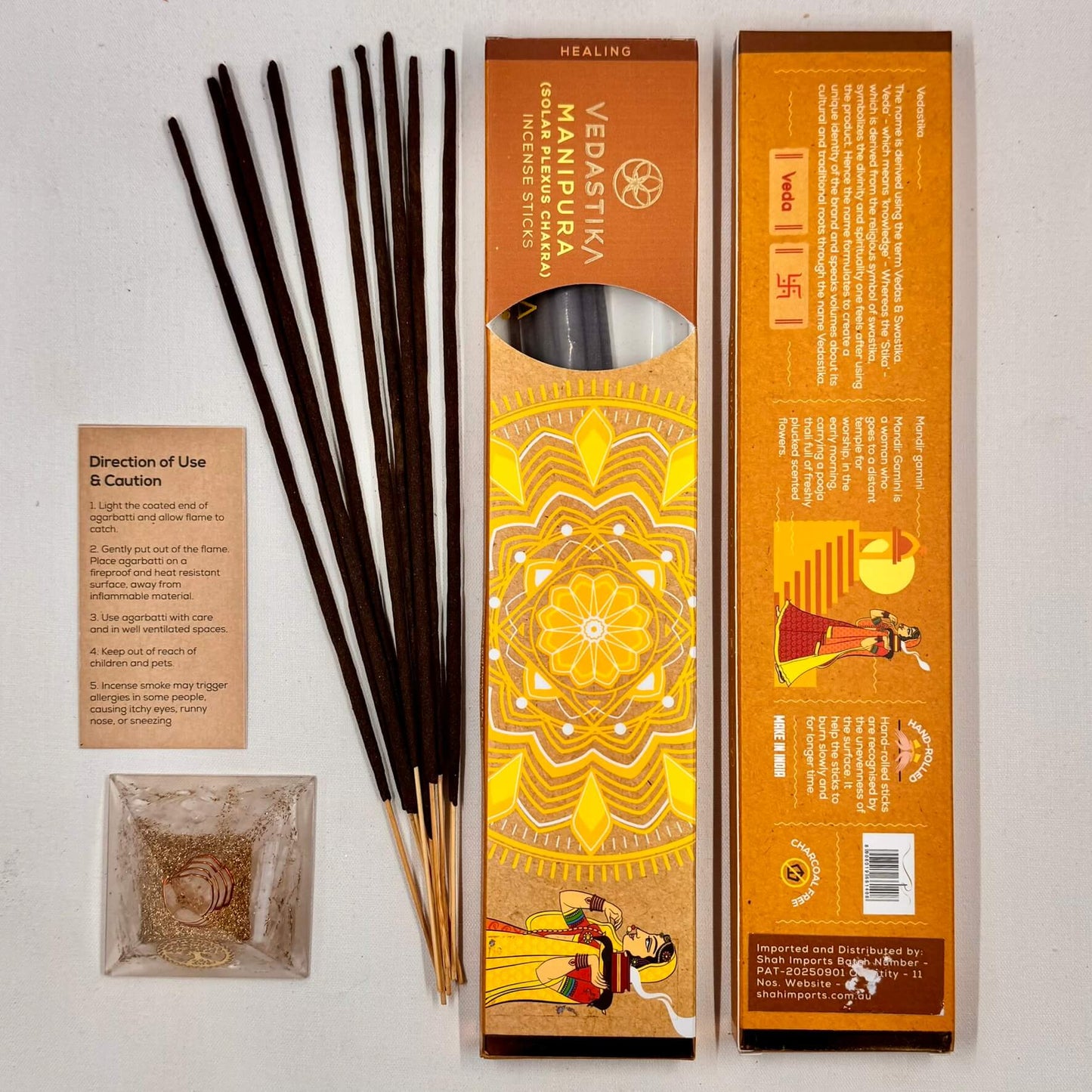 Vedastika Healing Incense MANIPURA Solar Plexus Chakra