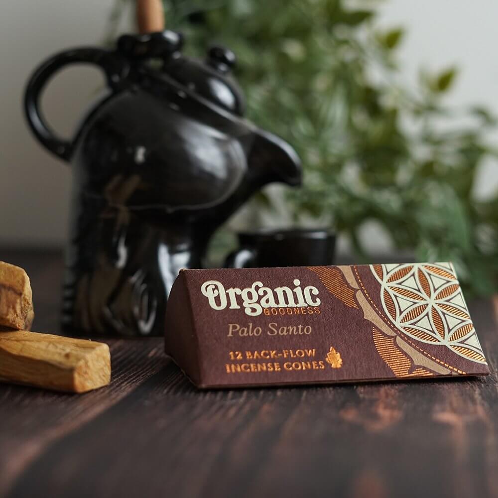 Organic Goodness Backflow Cones PALO SANTO