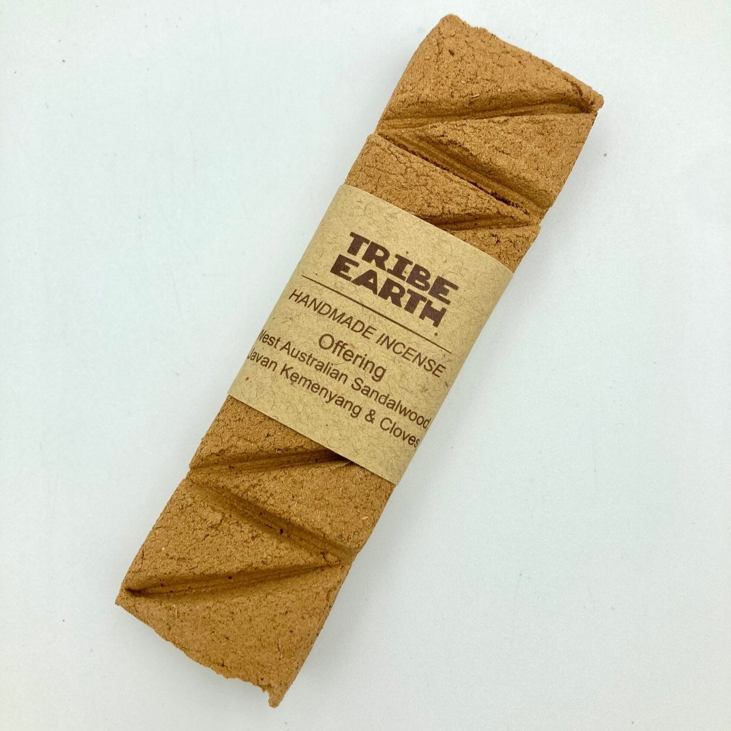 Tribe Earth OFFERING Sandalwood, Kemenyang & Cloves Incense Plank