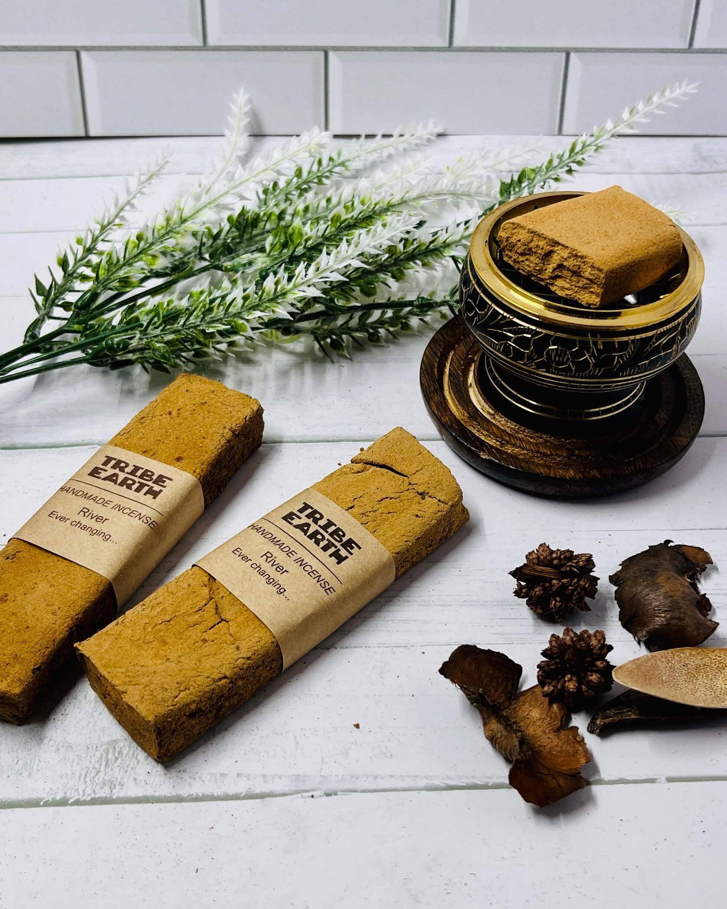 Tribe Earth RIVER Natural mix Incense Plank