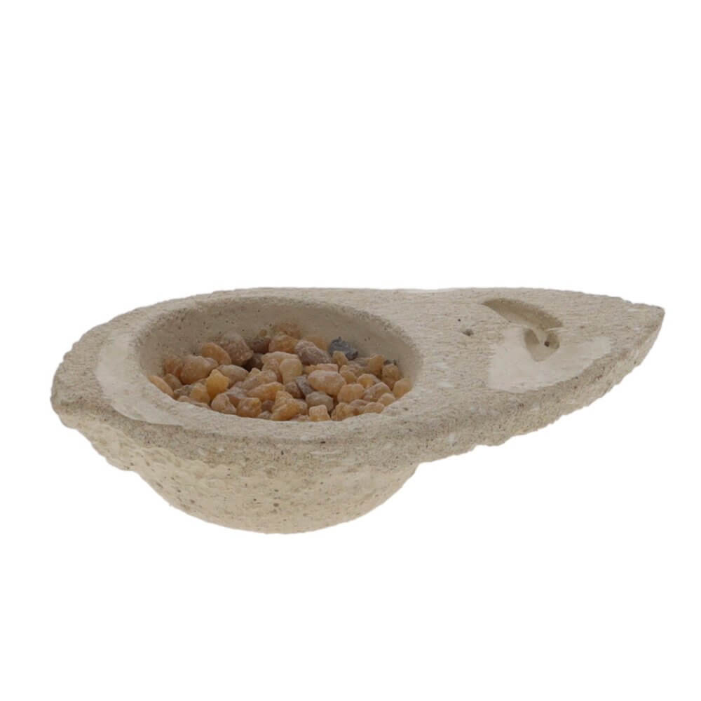 Leaf Cement Incense Burner