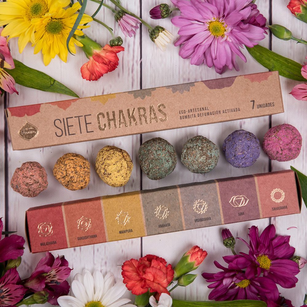 Sagrada Madre Premium Smudge Ball Bomb 7 CHAKRA