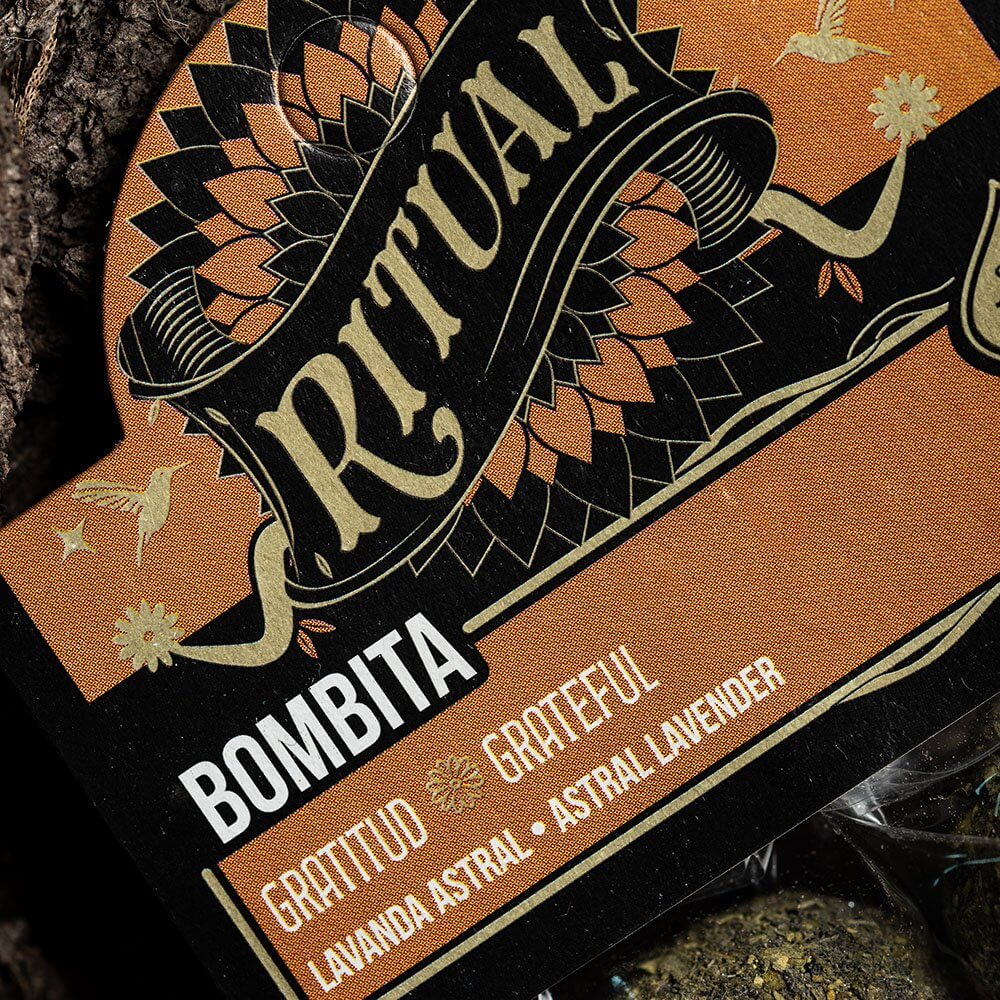 Sagrada Madre RITUAL Smudge Ball Bomb GRATEFUL - Astral Lavender