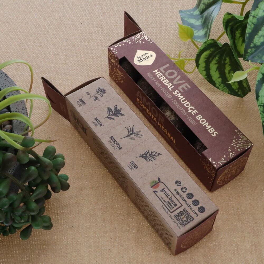 Sagrada Madre Smudge Ball Bomb LOVE 4pc