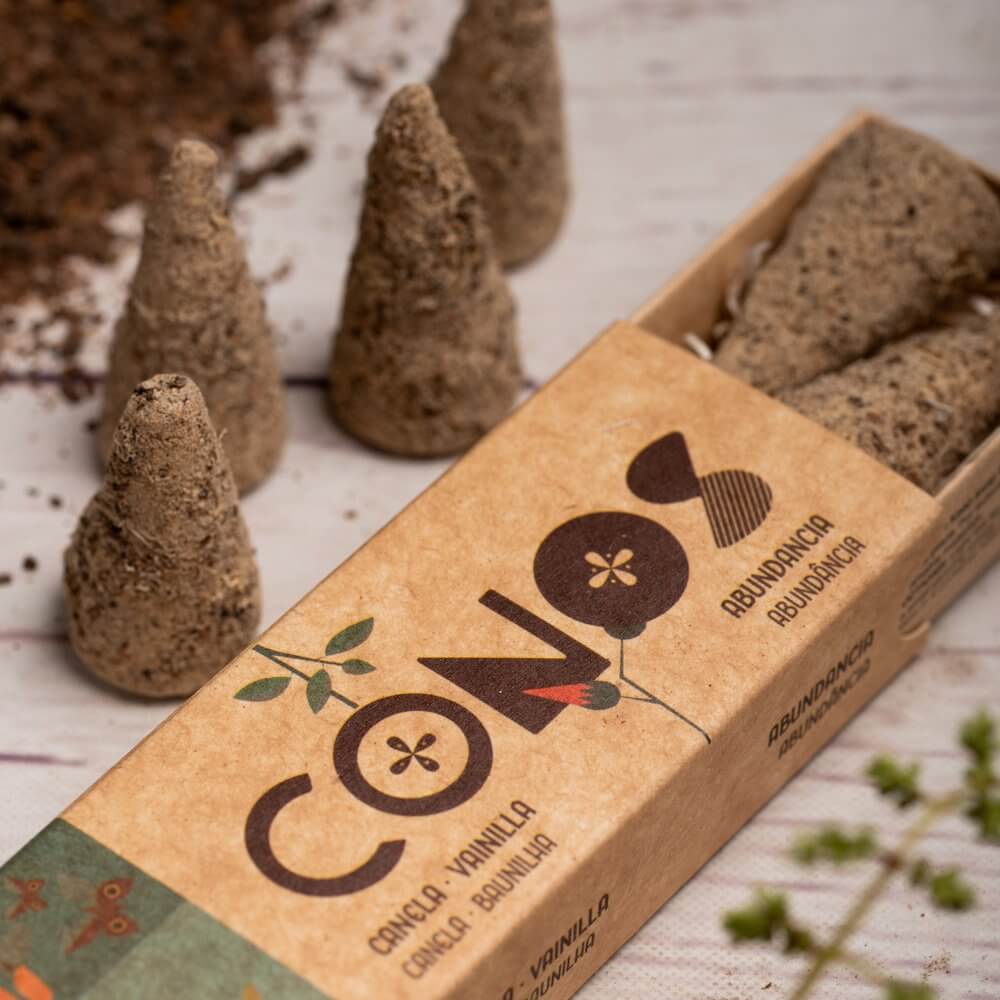 Sagrada Madre Cones CINNAMON & VANILLA For Abundance