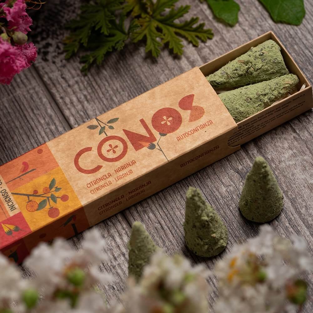Sagrada Madre Cones CITRONELLA & ORANGE For Protection
