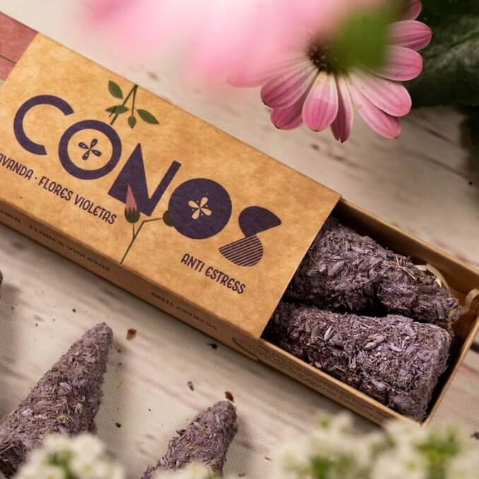 Sagrada Madre Cones Lavender and Violet