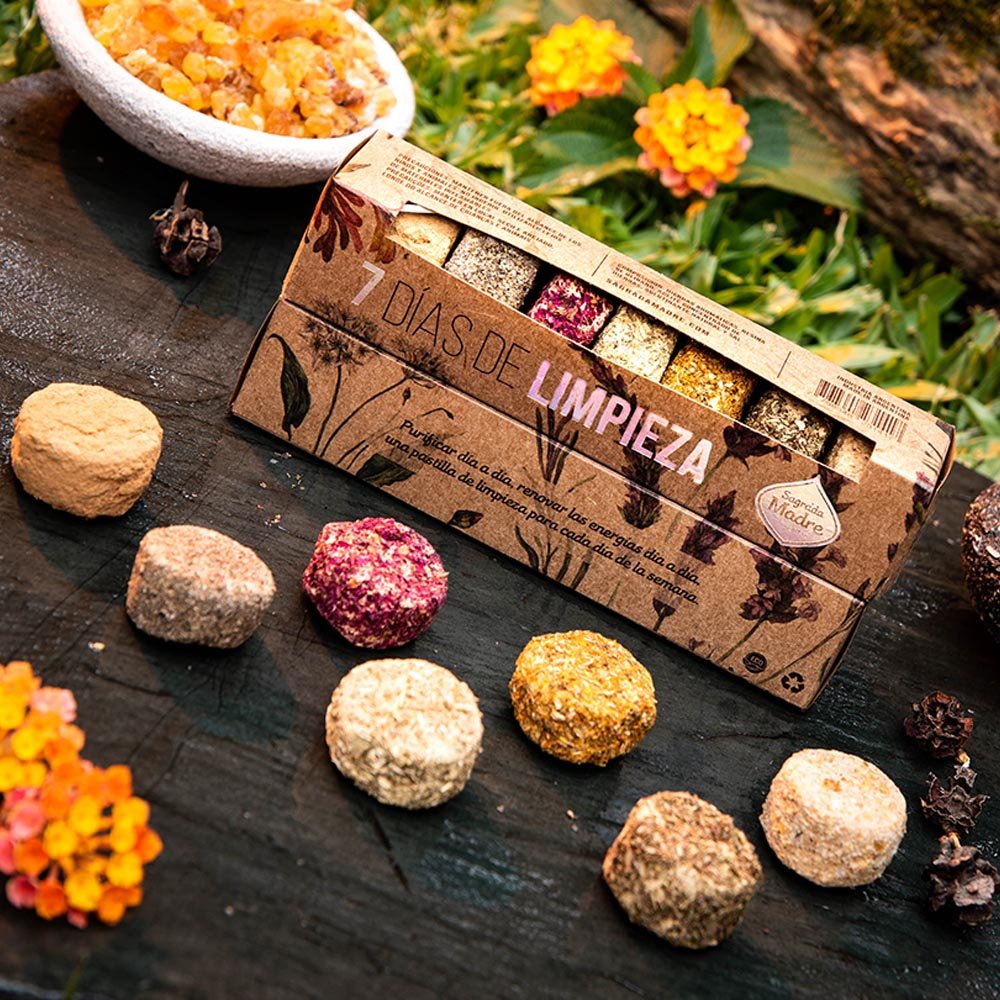 Sagrada Madre 7 Days cleansing Smudge Tablets ASSORTED