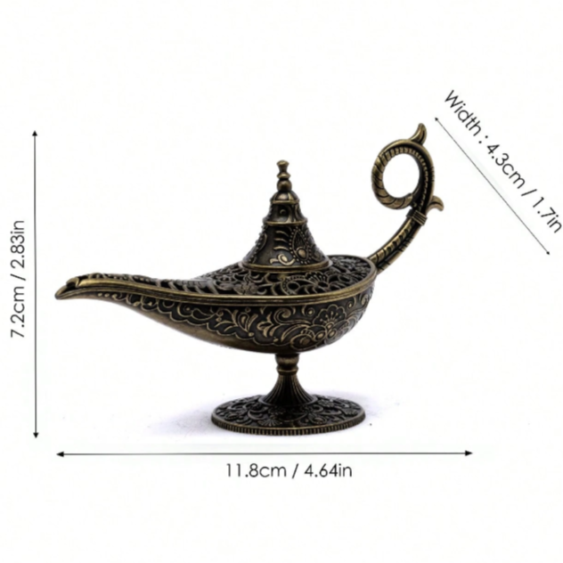 Antique Lantern Metal Incense Cone Holder