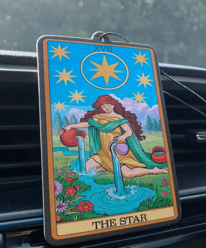 Tarot Car Air freshener THE STAR