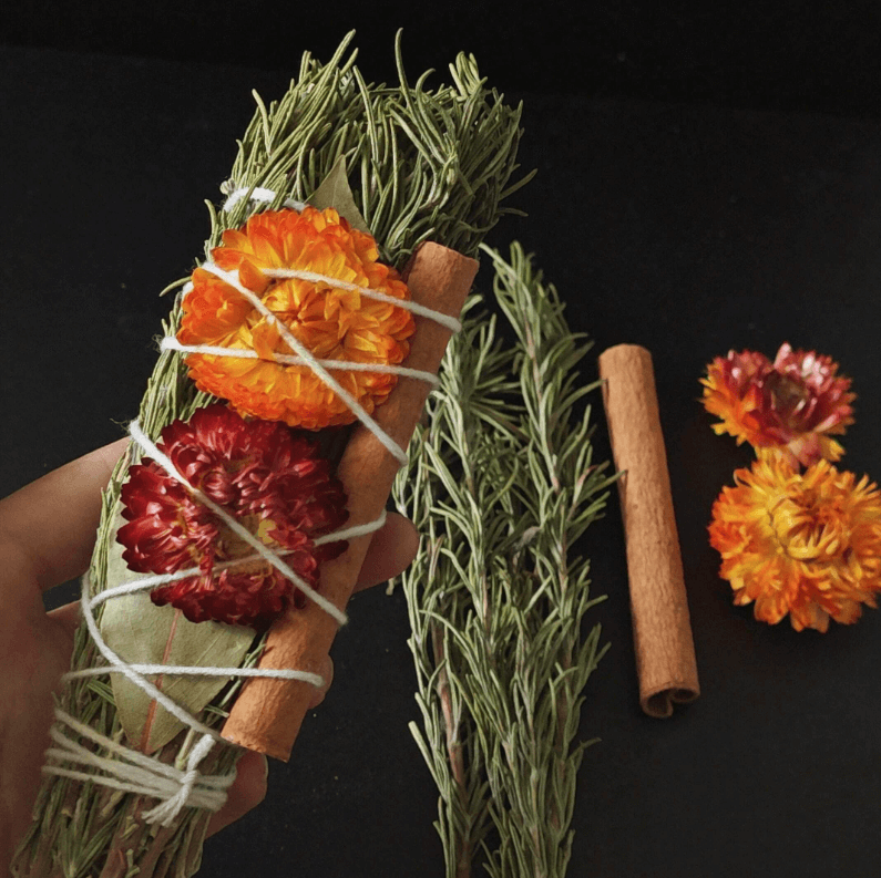 Rosemary Cinnamon Aromatherapy Smudge Sticks