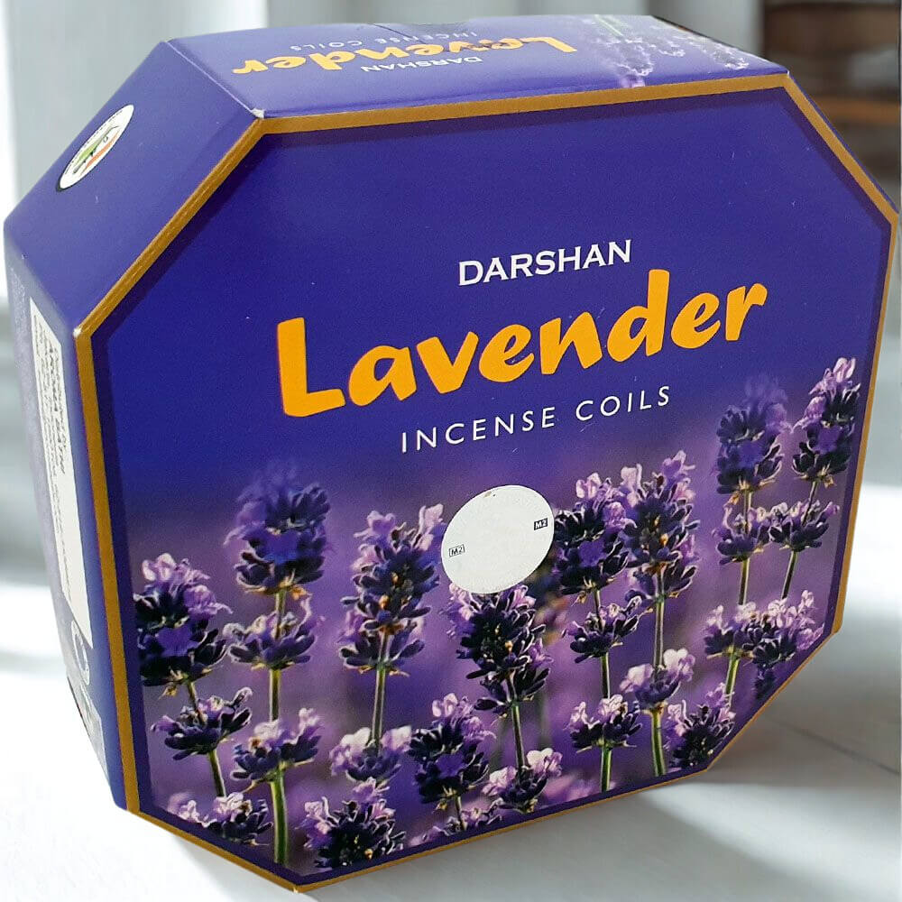 Darshan LAVENDER Incense Coil