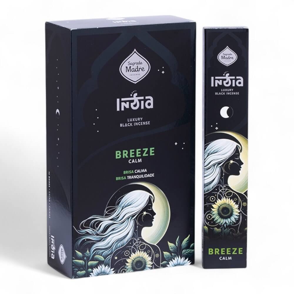 Sagrada Madre Luxury Black Incense BREEZE for Calm