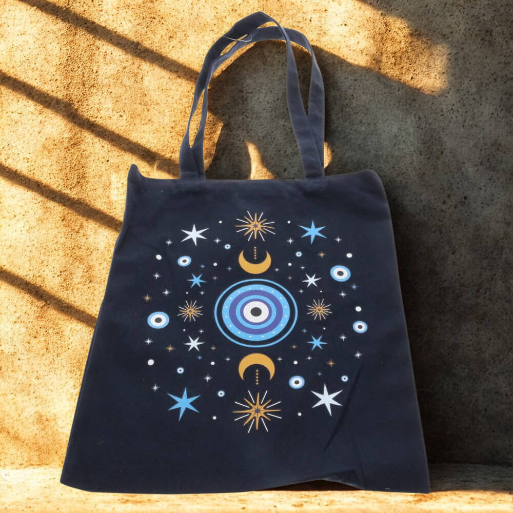 All seeing Eye Polycotton Tote Bag