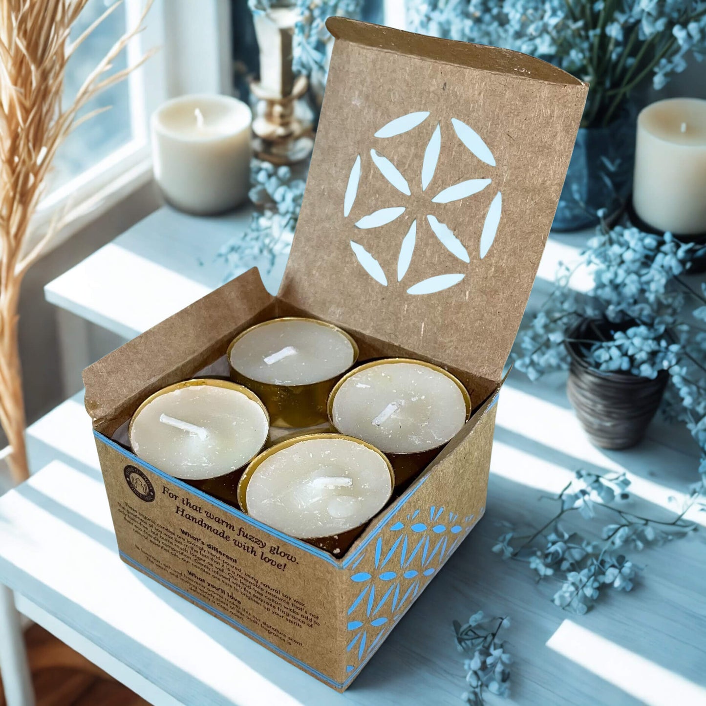 Organic Goodness Tealight Candles AGARWOOD 12 candles