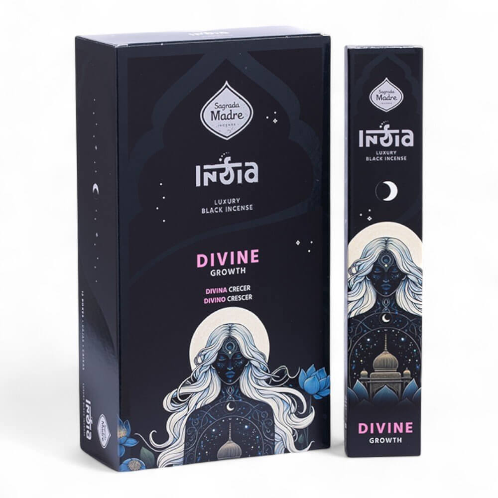 Sagrada Madre Luxury Black Incense DIVINE for Growth