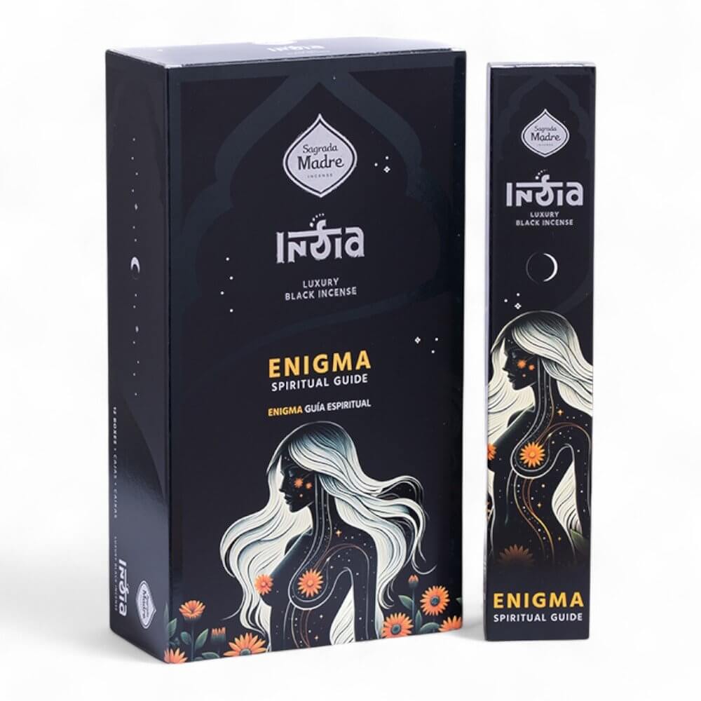 Sagrada Madre Luxury Black Incense ENIGMA for Spiritual Guide