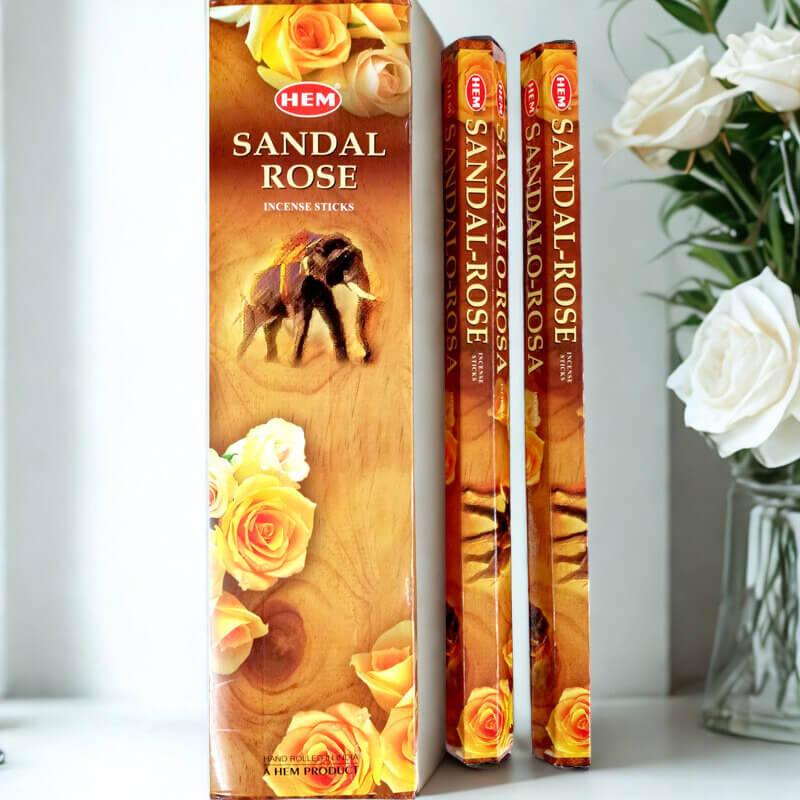 Hem GARDEN JUMBO Sandal Rose Incense