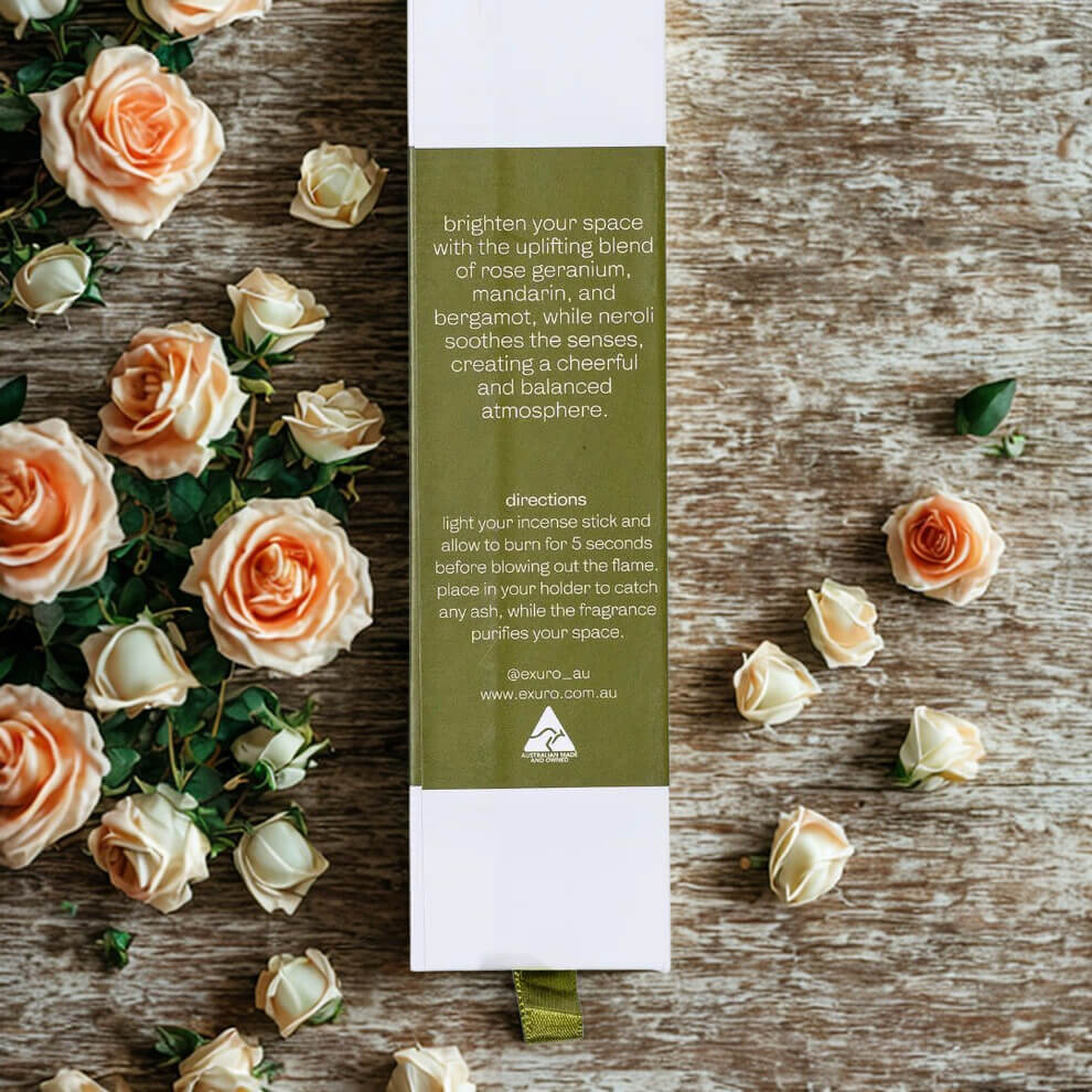 Exuro Australian Made Incense HAPPY