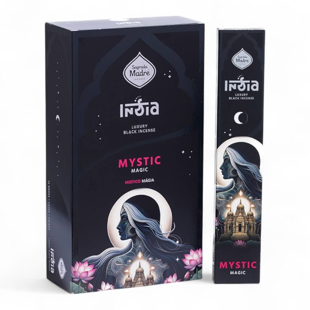Sagrada Madre Luxury Black Incense MYSTIC for Magic